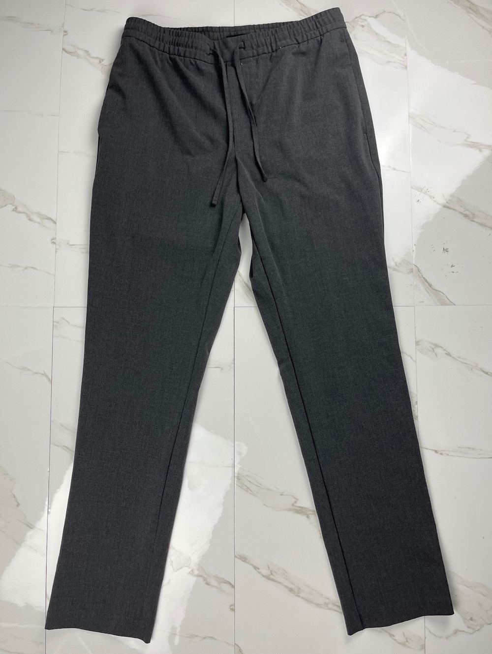 H&M Gray Pants Size S Drawstring Waist Casual